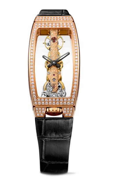 Corum GOLDEN BRIDGE MISS ROSE GOLD DIAMONDS Replica watch B113/03842 - 113.112.85/0001 0000